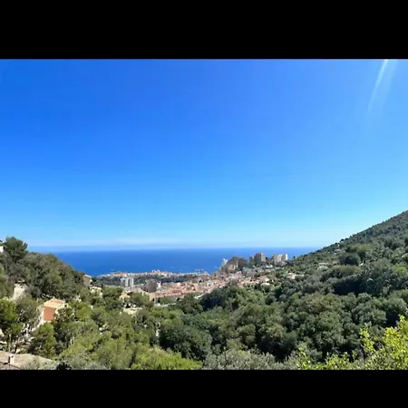 10 Min De Monaco Petite Maison Avec Jardin Vue Et Rocher De Monaco La Turbie